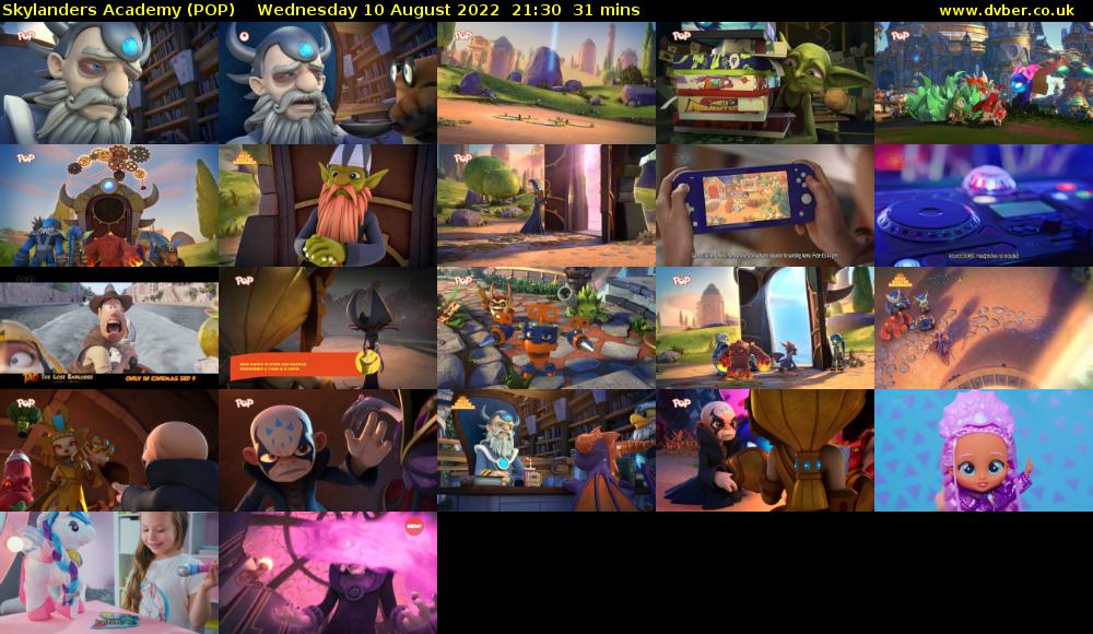 Skylanders Academy (POP) Wednesday 10 August 2022 21:30 - 22:01
