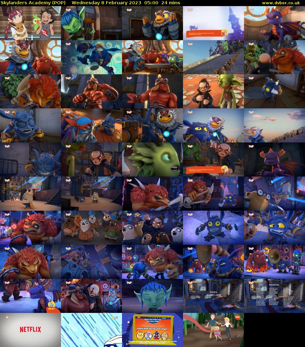 Skylanders Academy (POP) Wednesday 8 February 2023 05:00 - 05:24