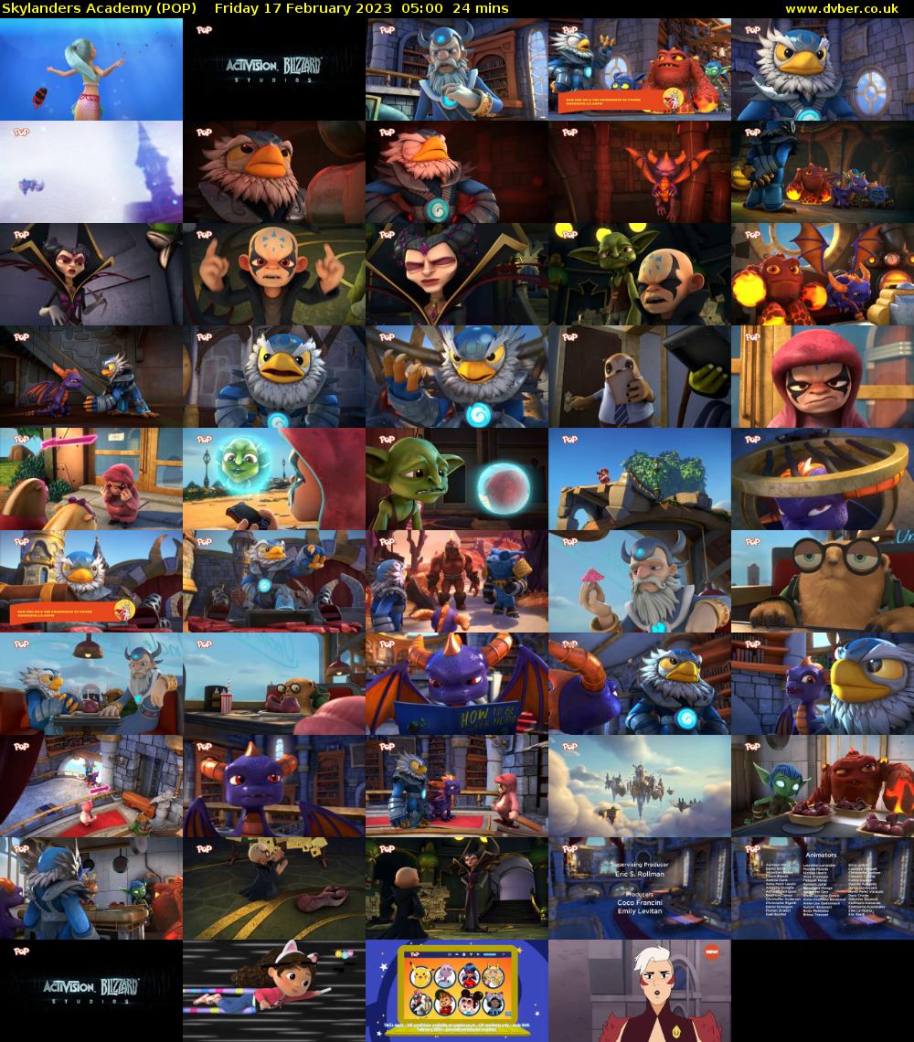 Skylanders Academy (POP) Friday 17 February 2023 05:00 - 05:24