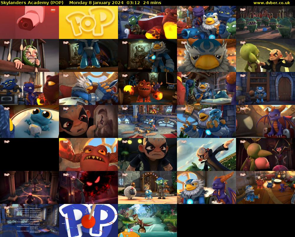 Skylanders Academy (POP) Monday 8 January 2024 03:12 - 03:36