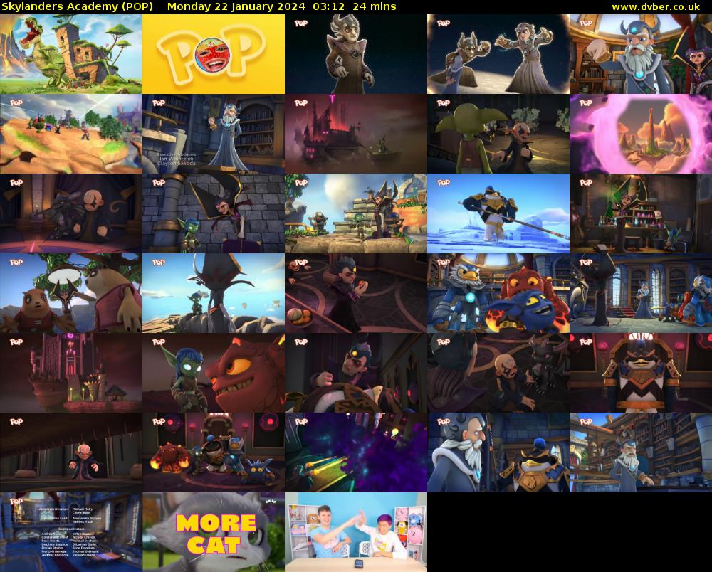 Skylanders Academy (POP) Monday 22 January 2024 03:12 - 03:36