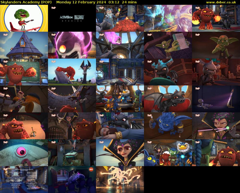 Skylanders Academy (POP) Monday 12 February 2024 03:12 - 03:36