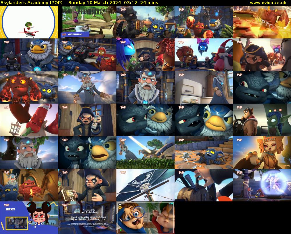 Skylanders Academy (POP) Sunday 10 March 2024 03:12 - 03:36