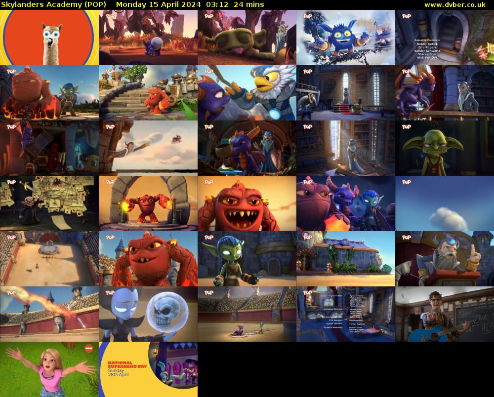 Skylanders Academy (POP) Monday 15 April 2024 03:12 - 03:36