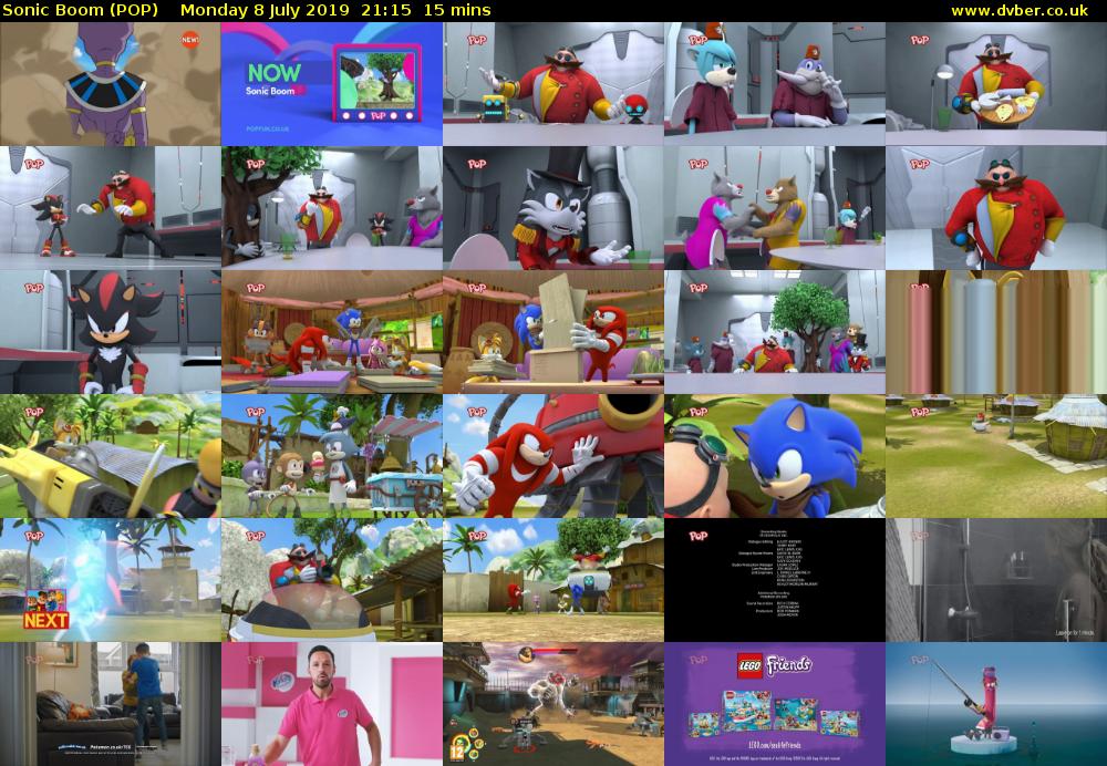 Sonic Boom (POP) Monday 8 July 2019 21:15 - 21:30