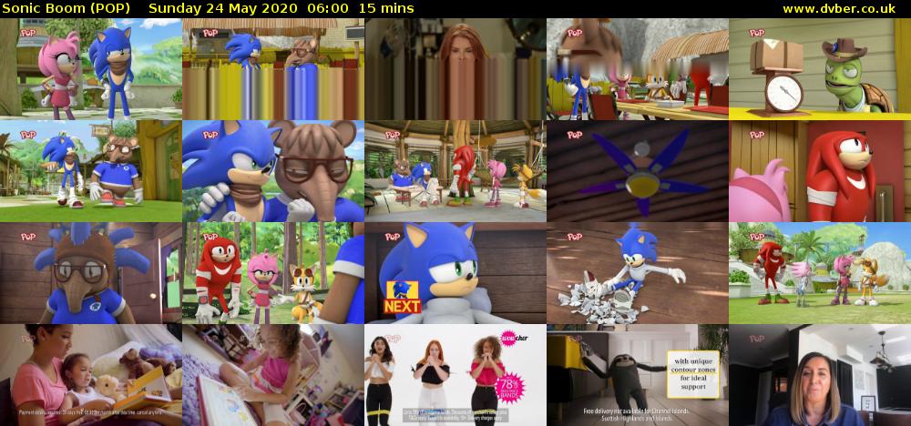 Sonic Boom (POP) Sunday 24 May 2020 06:00 - 06:15