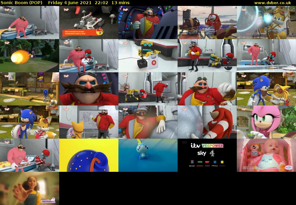 Sonic Boom (POP) Friday 4 June 2021 22:02 - 22:15