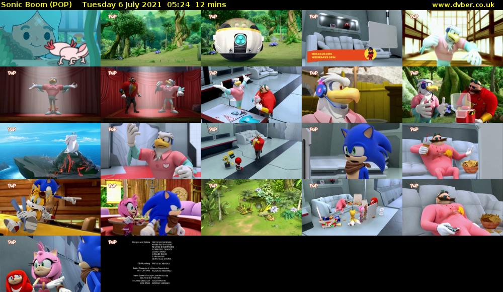 Sonic Boom (POP) Tuesday 6 July 2021 05:24 - 05:36