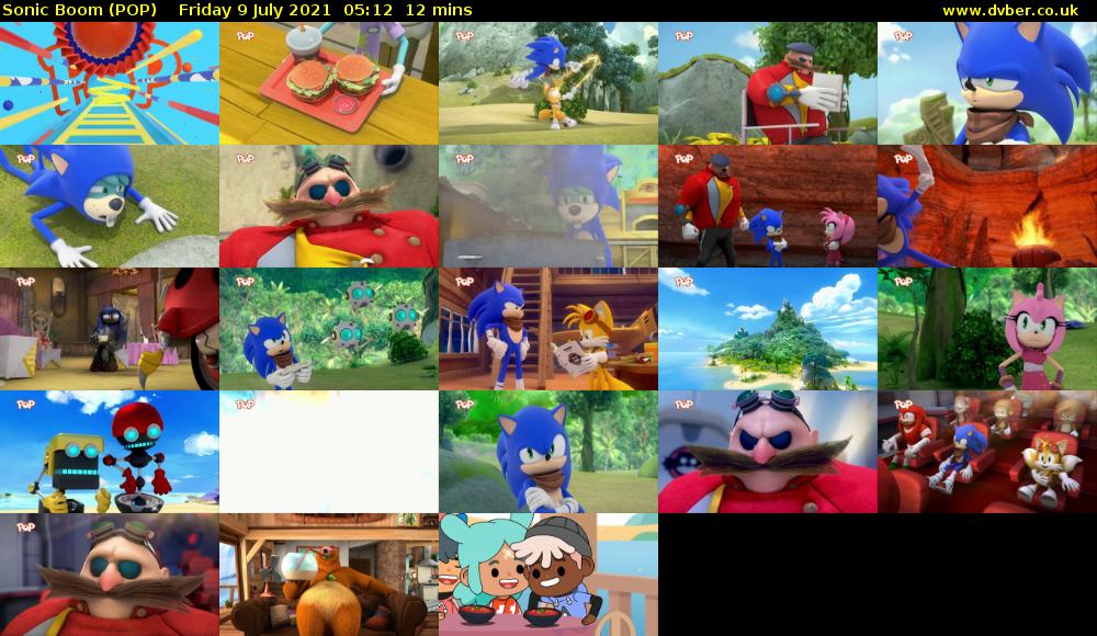 Sonic Boom (POP) Friday 9 July 2021 05:12 - 05:24