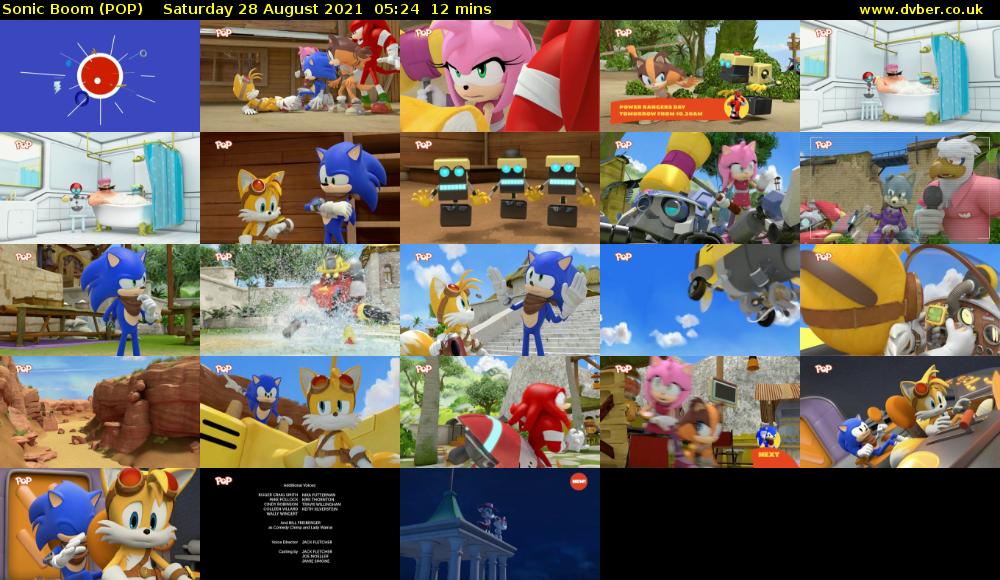 Sonic Boom (POP) Saturday 28 August 2021 05:24 - 05:36