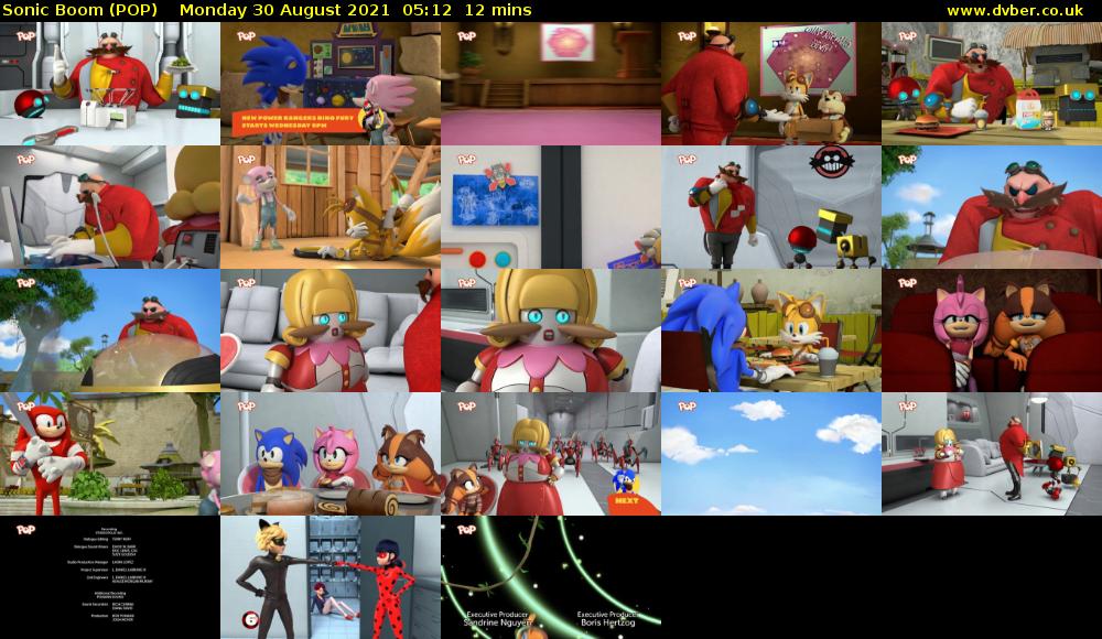 Sonic Boom (POP) Monday 30 August 2021 05:12 - 05:24