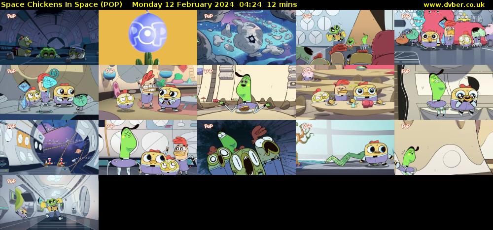 Space Chickens In Space (POP) Monday 12 February 2024 04:24 - 04:36