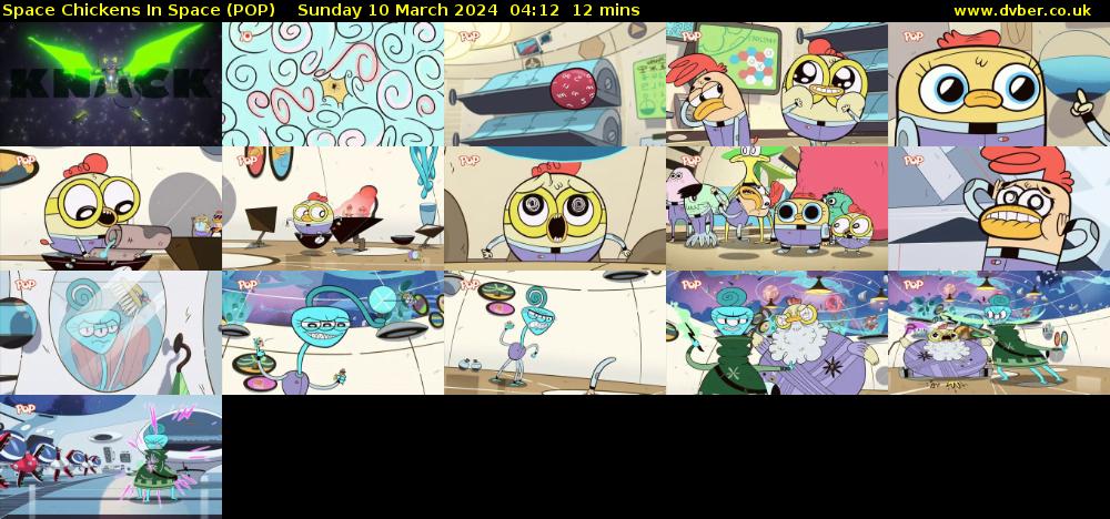 Space Chickens In Space (POP) Sunday 10 March 2024 04:12 - 04:24