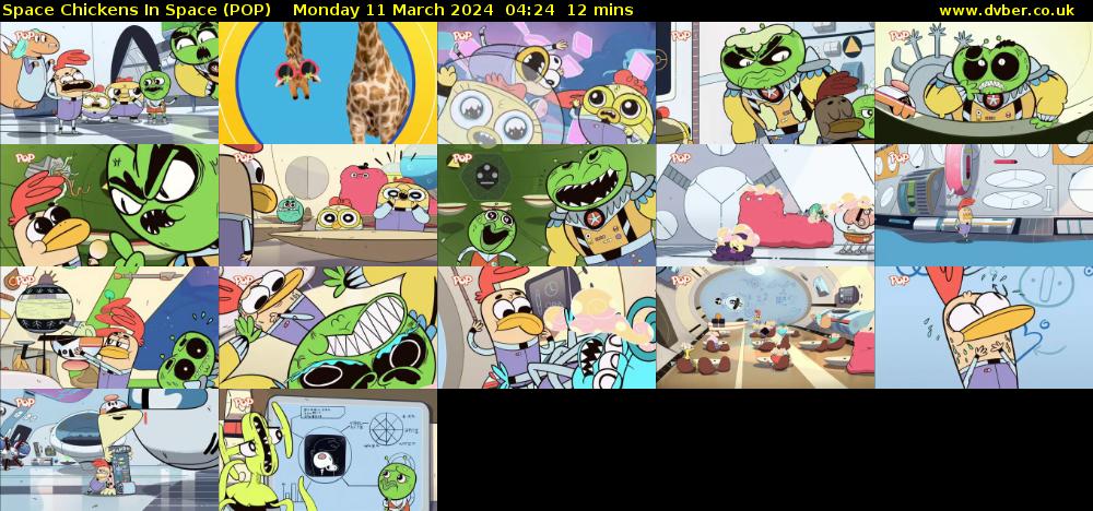 Space Chickens In Space (POP) Monday 11 March 2024 04:24 - 04:36