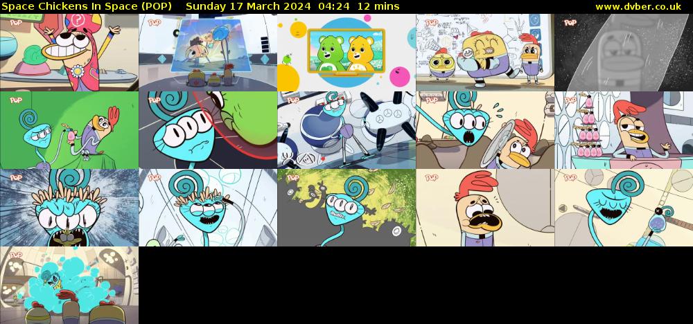 Space Chickens In Space (POP) Sunday 17 March 2024 04:24 - 04:36