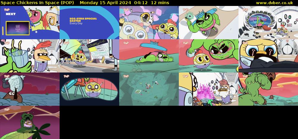 Space Chickens In Space (POP) Monday 15 April 2024 04:12 - 04:24