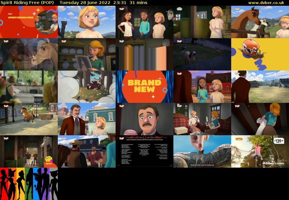 Spirit Riding Free (POP) Tuesday 28 June 2022 23:31 - 00:02