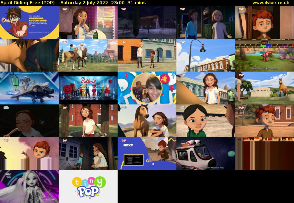 Spirit Riding Free (POP) Saturday 2 July 2022 23:00 - 23:31