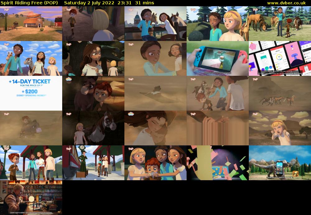 Spirit Riding Free (POP) Saturday 2 July 2022 23:31 - 00:02