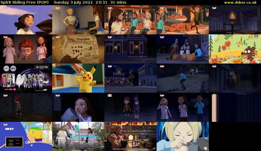 Spirit Riding Free (POP) Sunday 3 July 2022 23:31 - 00:02