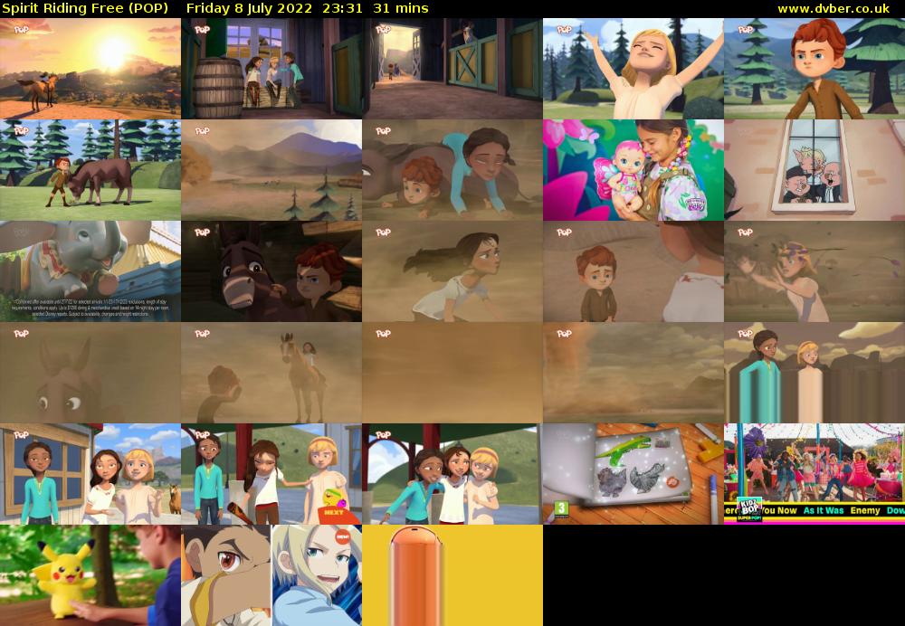 Spirit Riding Free (POP) Friday 8 July 2022 23:31 - 00:02