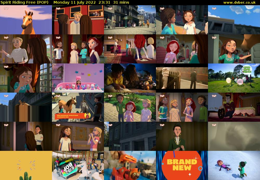 Spirit Riding Free (POP) Monday 11 July 2022 23:31 - 00:02