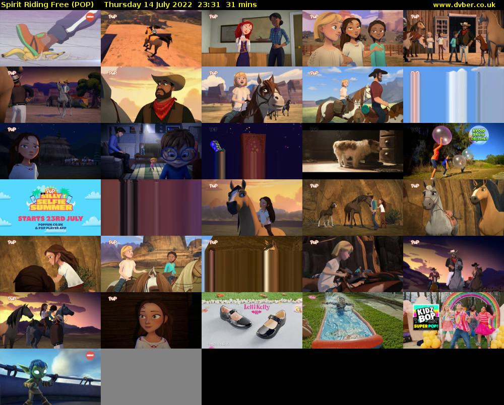 Spirit Riding Free (POP) Thursday 14 July 2022 23:31 - 00:02