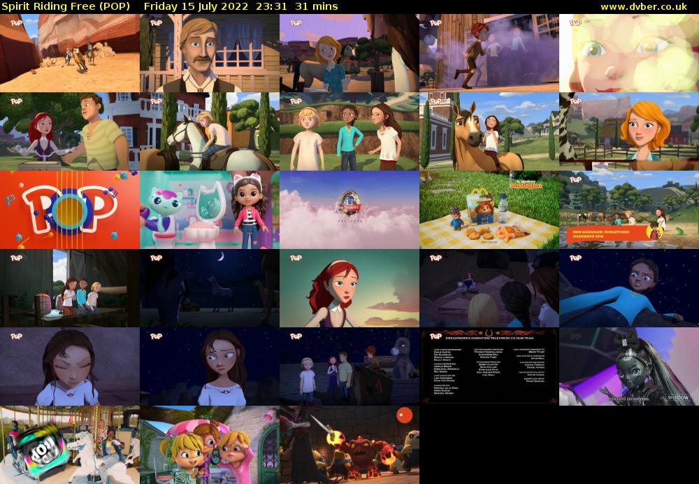 Spirit Riding Free (POP) Friday 15 July 2022 23:31 - 00:02