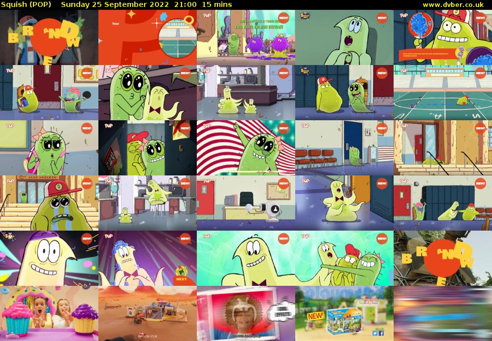 Squish (POP) Sunday 25 September 2022 21:00 - 21:15