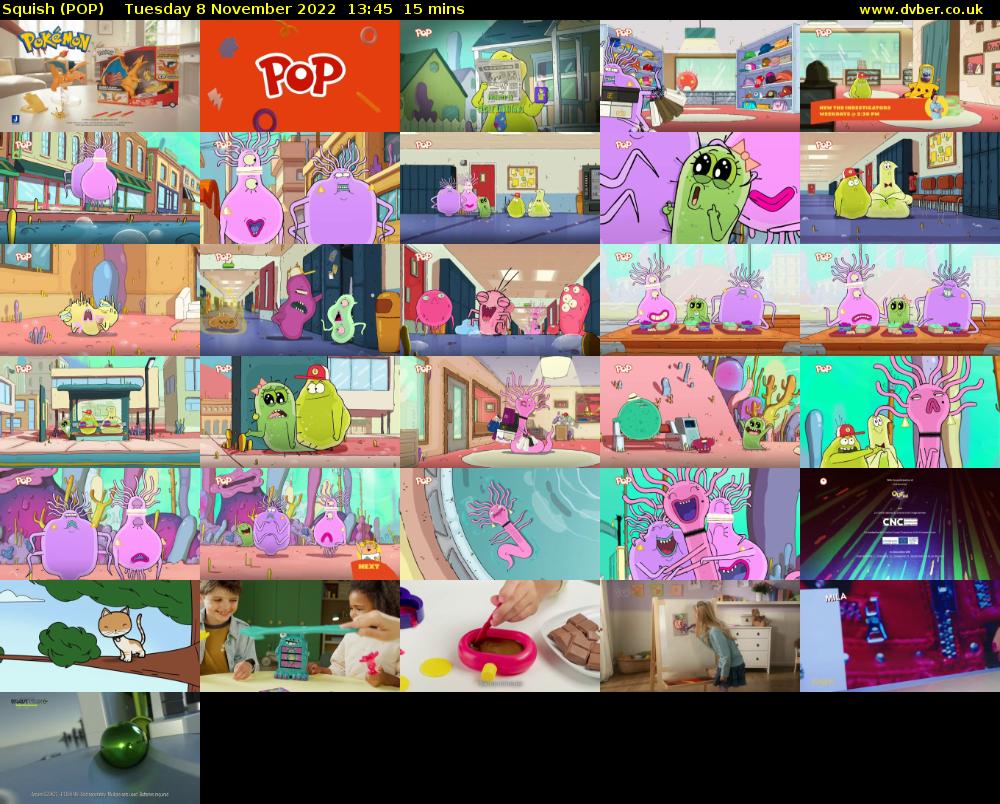 Squish (POP) Tuesday 8 November 2022 13:45 - 14:00