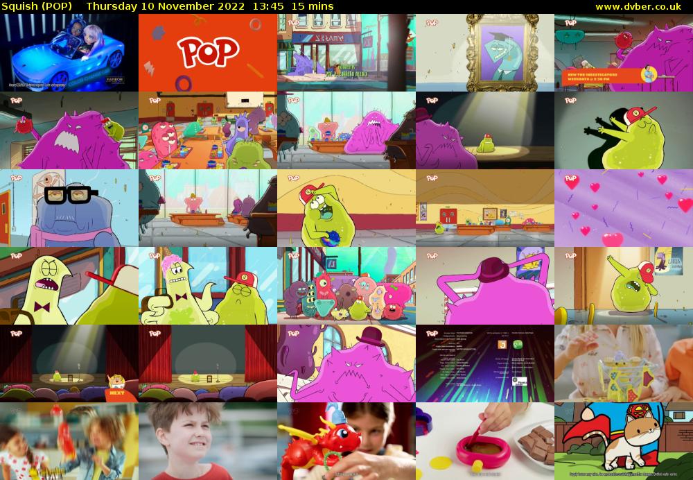 Squish (POP) Thursday 10 November 2022 13:45 - 14:00