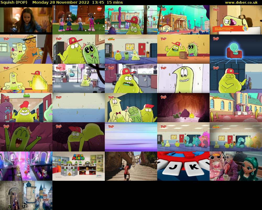 Squish (POP) Monday 28 November 2022 13:45 - 14:00