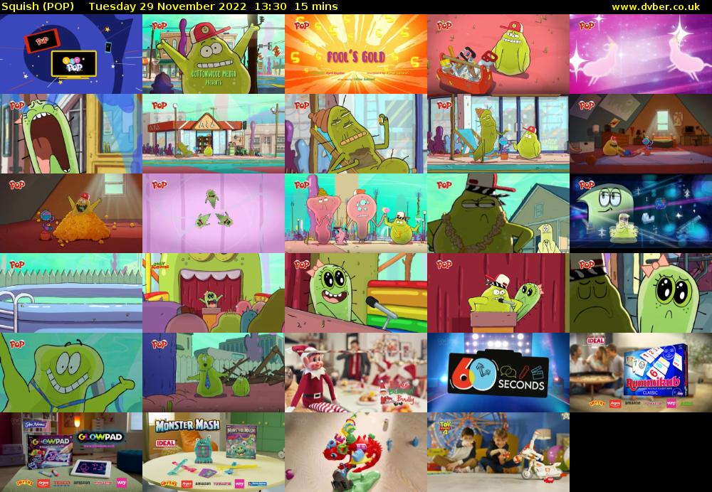 Squish (POP) Tuesday 29 November 2022 13:30 - 13:45