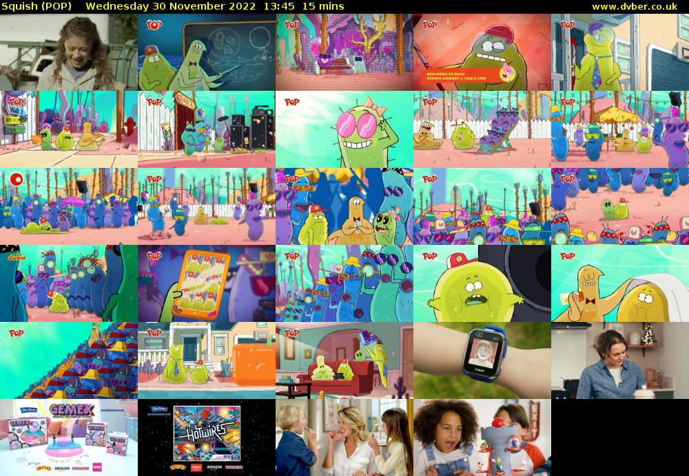 Squish (POP) Wednesday 30 November 2022 13:45 - 14:00