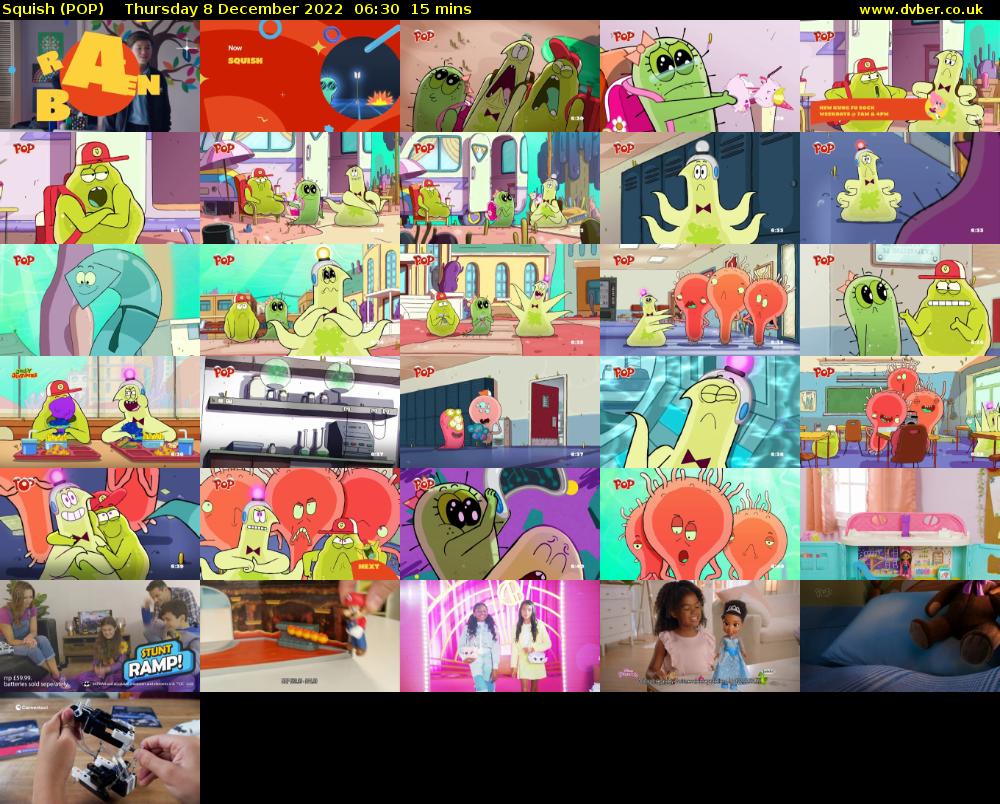 Squish (POP) Thursday 8 December 2022 06:30 - 06:45