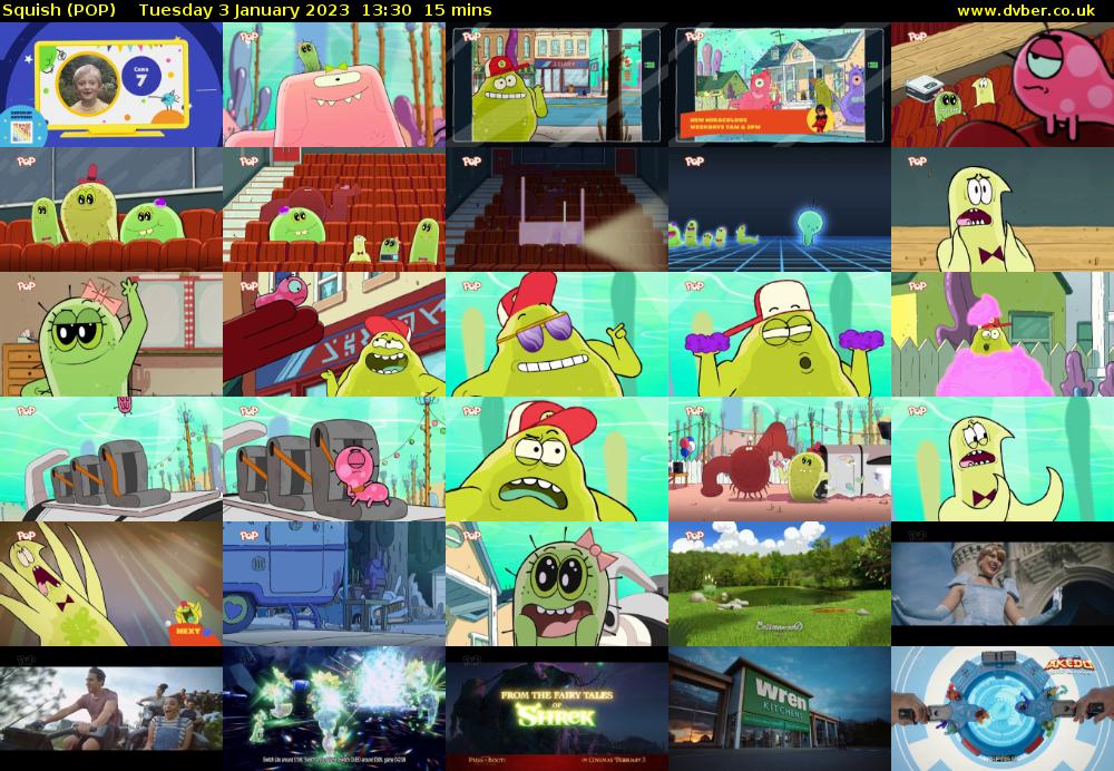 Squish (POP) Tuesday 3 January 2023 13:30 - 13:45