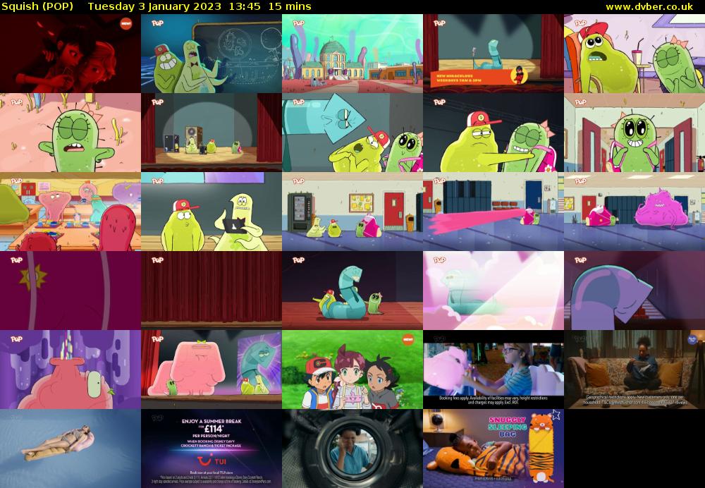 Squish (POP) Tuesday 3 January 2023 13:45 - 14:00