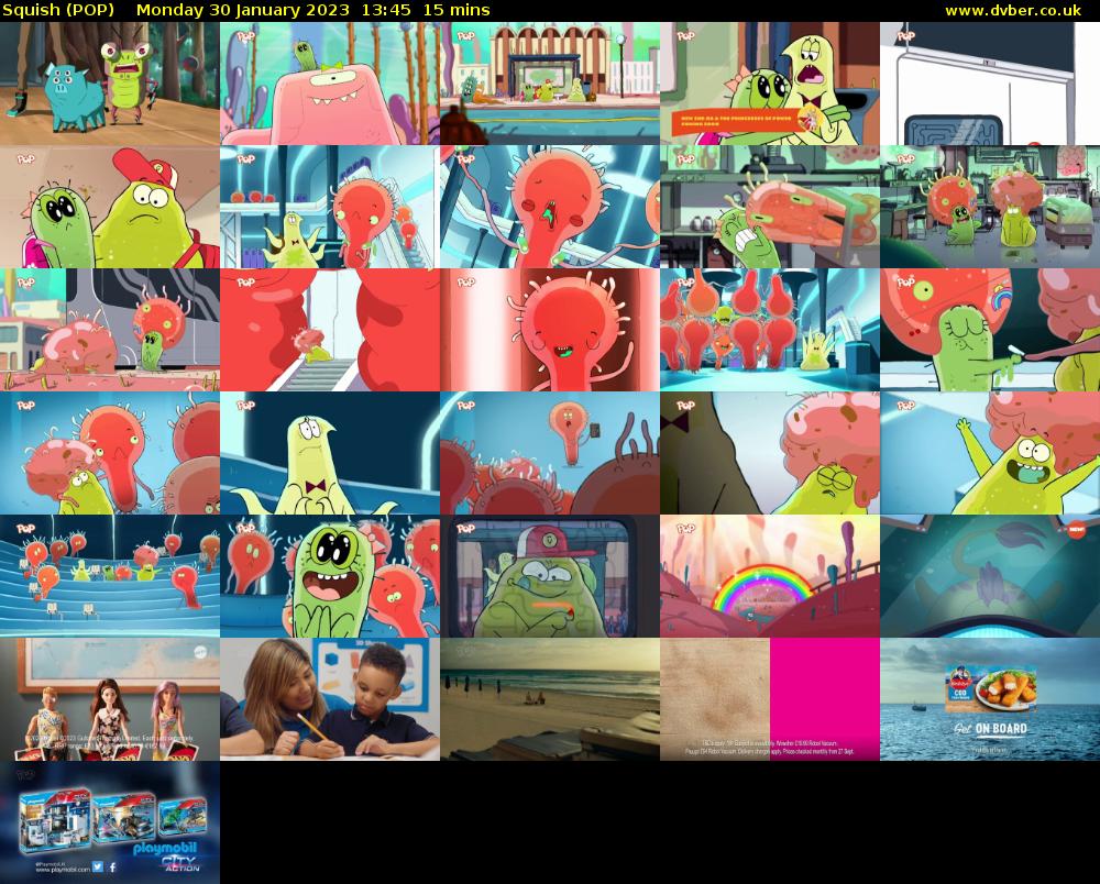 Squish (POP) Monday 30 January 2023 13:45 - 14:00