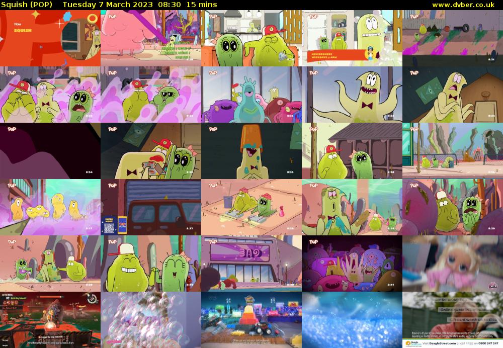 Squish (POP) Tuesday 7 March 2023 08:30 - 08:45