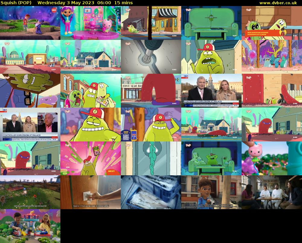 Squish (POP) Wednesday 3 May 2023 06:00 - 06:15