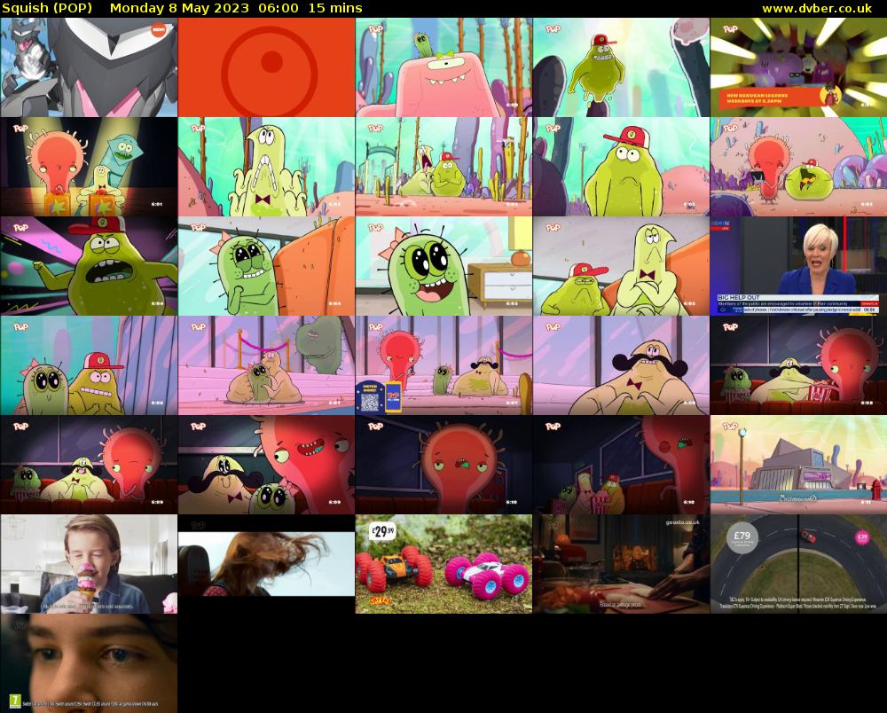 Squish (POP) Monday 8 May 2023 06:00 - 06:15