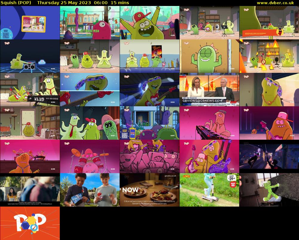 Squish (POP) Thursday 25 May 2023 06:00 - 06:15