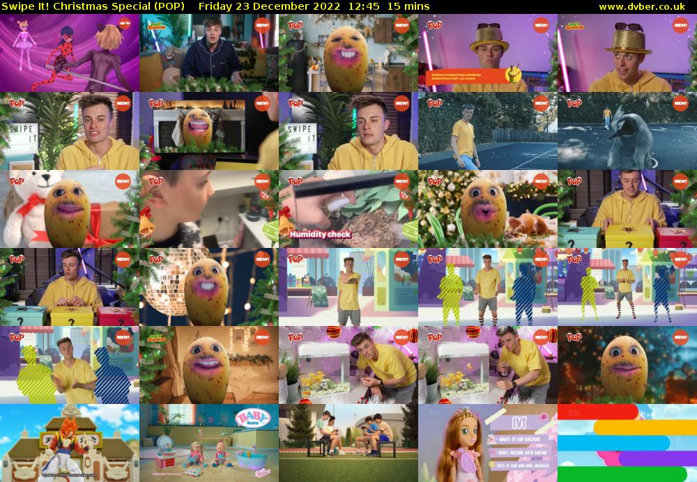 Swipe It! Christmas Special (POP) Friday 23 December 2022 12:45 - 13:00