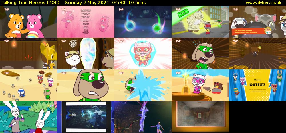 Talking Tom Heroes (POP) Sunday 2 May 2021 04:30 - 04:40