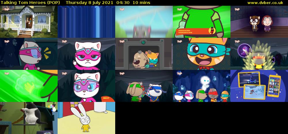 Talking Tom Heroes (POP) Thursday 8 July 2021 04:30 - 04:40