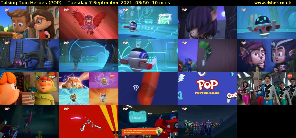 Talking Tom Heroes (POP) Tuesday 7 September 2021 03:50 - 04:00