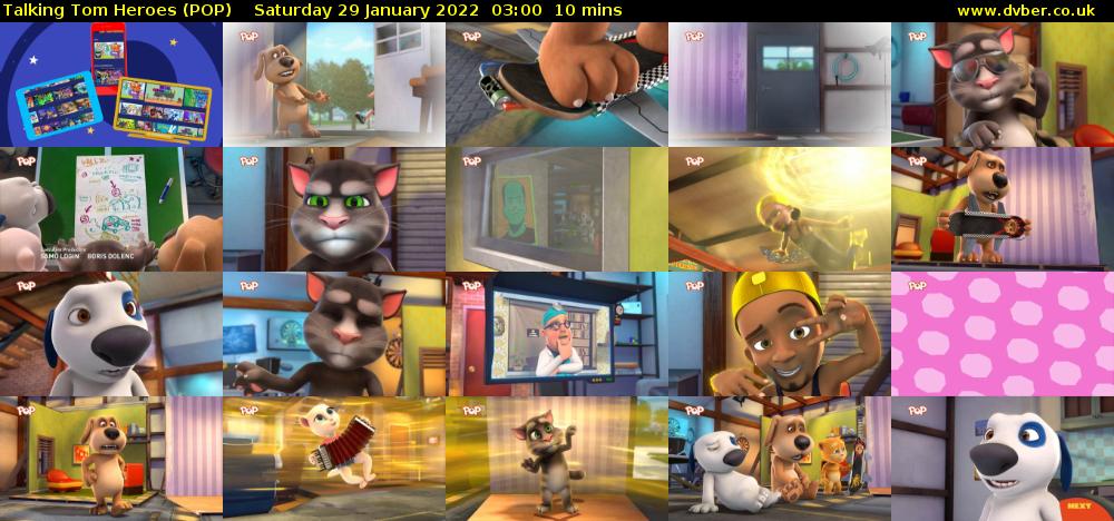 Talking Tom Heroes (POP) Saturday 29 January 2022 03:00 - 03:10