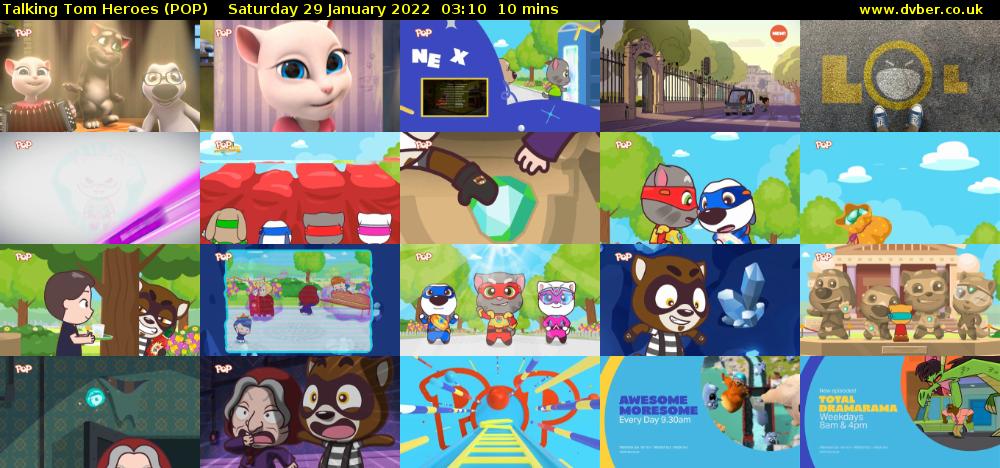 Talking Tom Heroes (POP) Saturday 29 January 2022 03:10 - 03:20