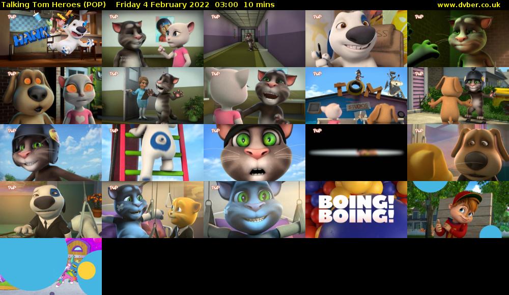 Talking Tom Heroes (POP) Friday 4 February 2022 03:00 - 03:10