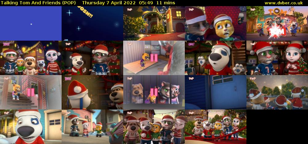 Talking Tom and Friends (POP) Thursday 7 April 2022 05:49 - 06:00
